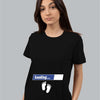 Baby Loading With Foot Print T-shirt