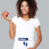 Baby Loading With Foot Print T-shirt
