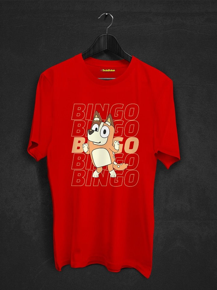 Bingo With  Text T-shirt