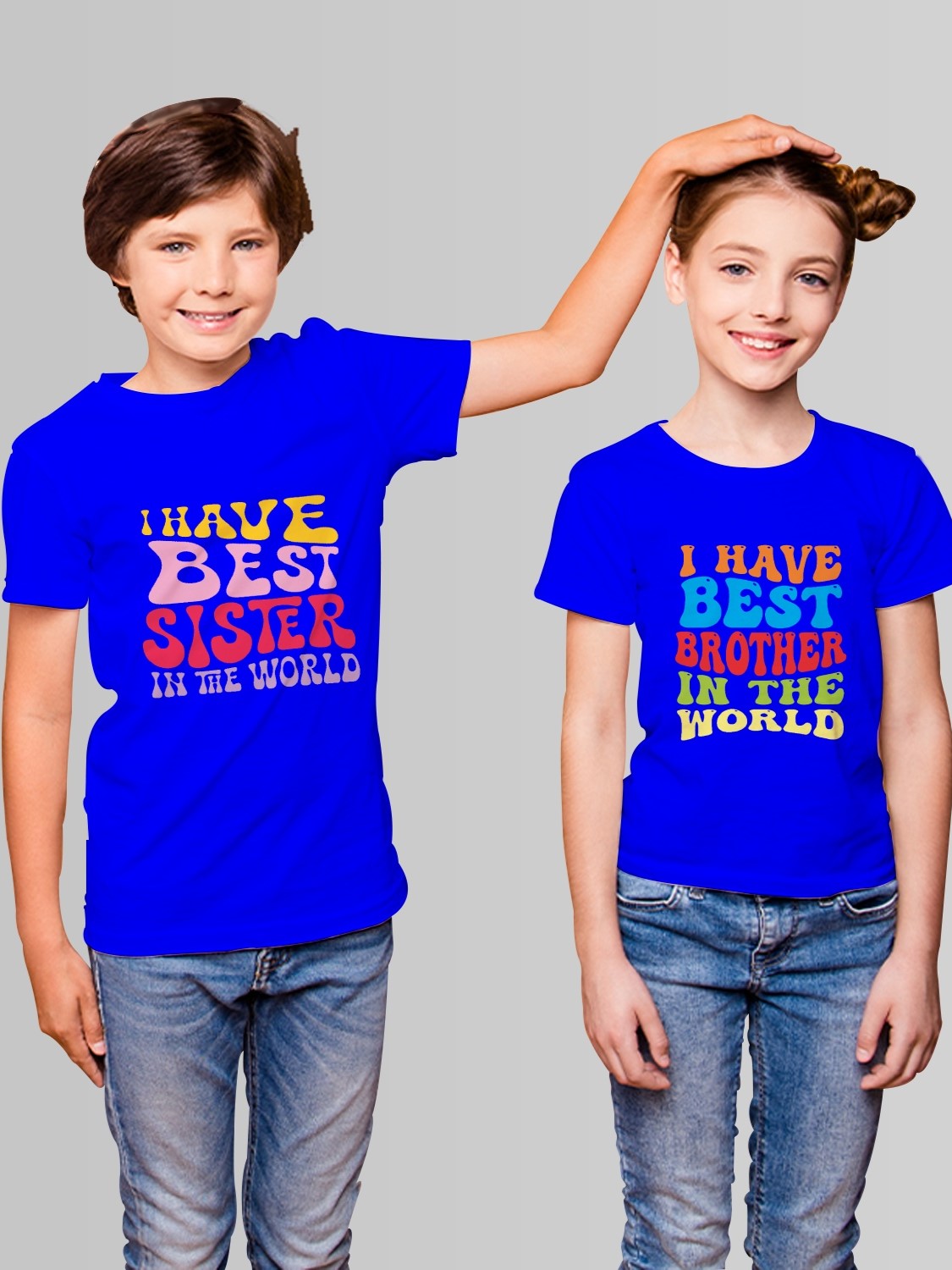 I Have Best Brother Sister In The World Rakhi T-shirt