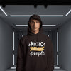 Music connect People Black Hoodie
