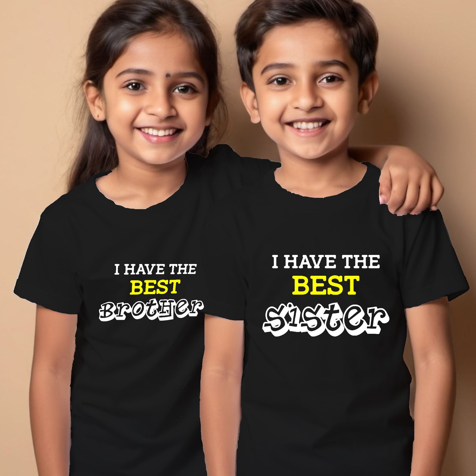 I have Best Brother, Sister - T-Shirts Combo For Rakhi