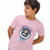 Space boy with custom name t-shirt