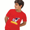 On the moon astronaut design t-shirt
