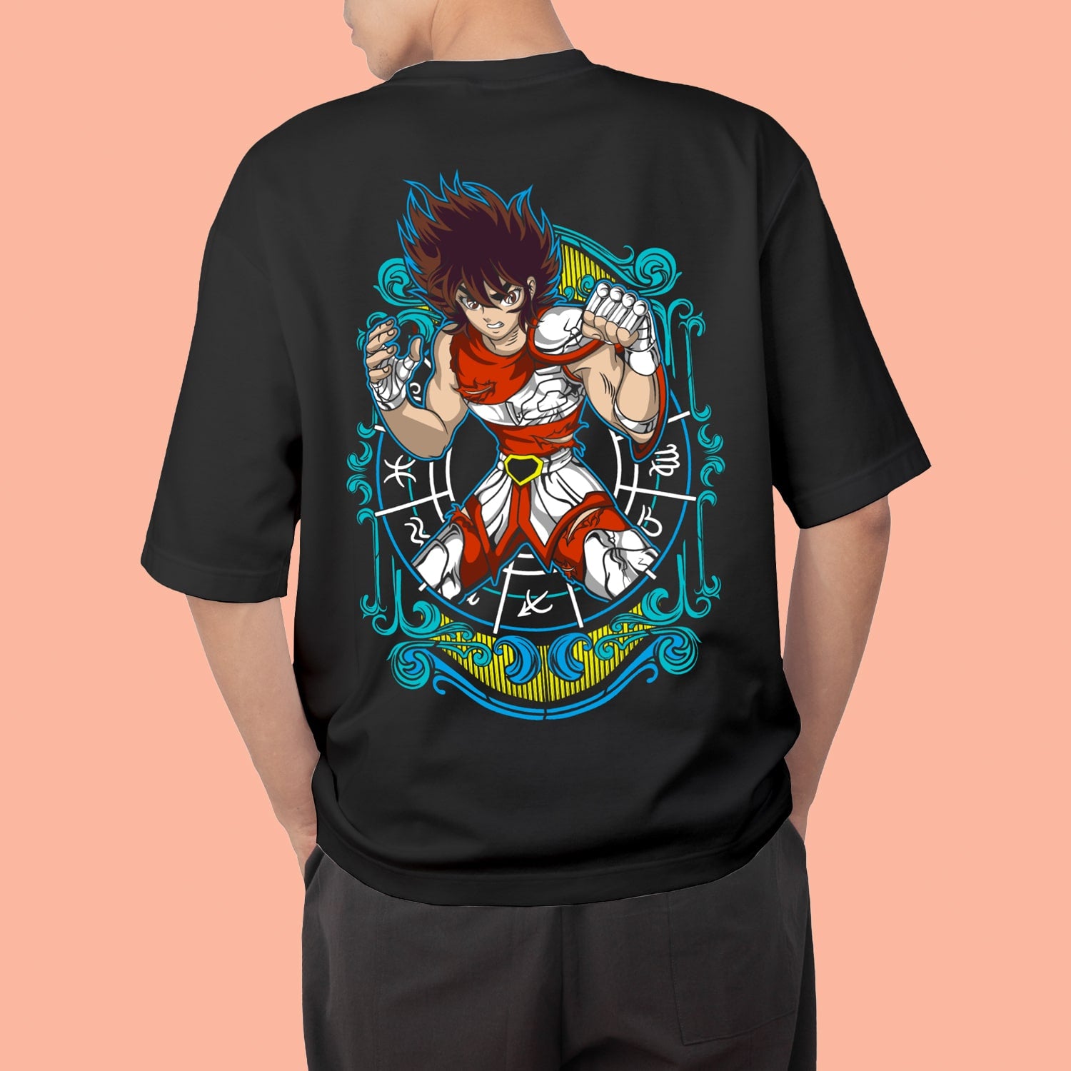 Saint Seiya Knights of The Zodiac Anime Oversize T Shirt