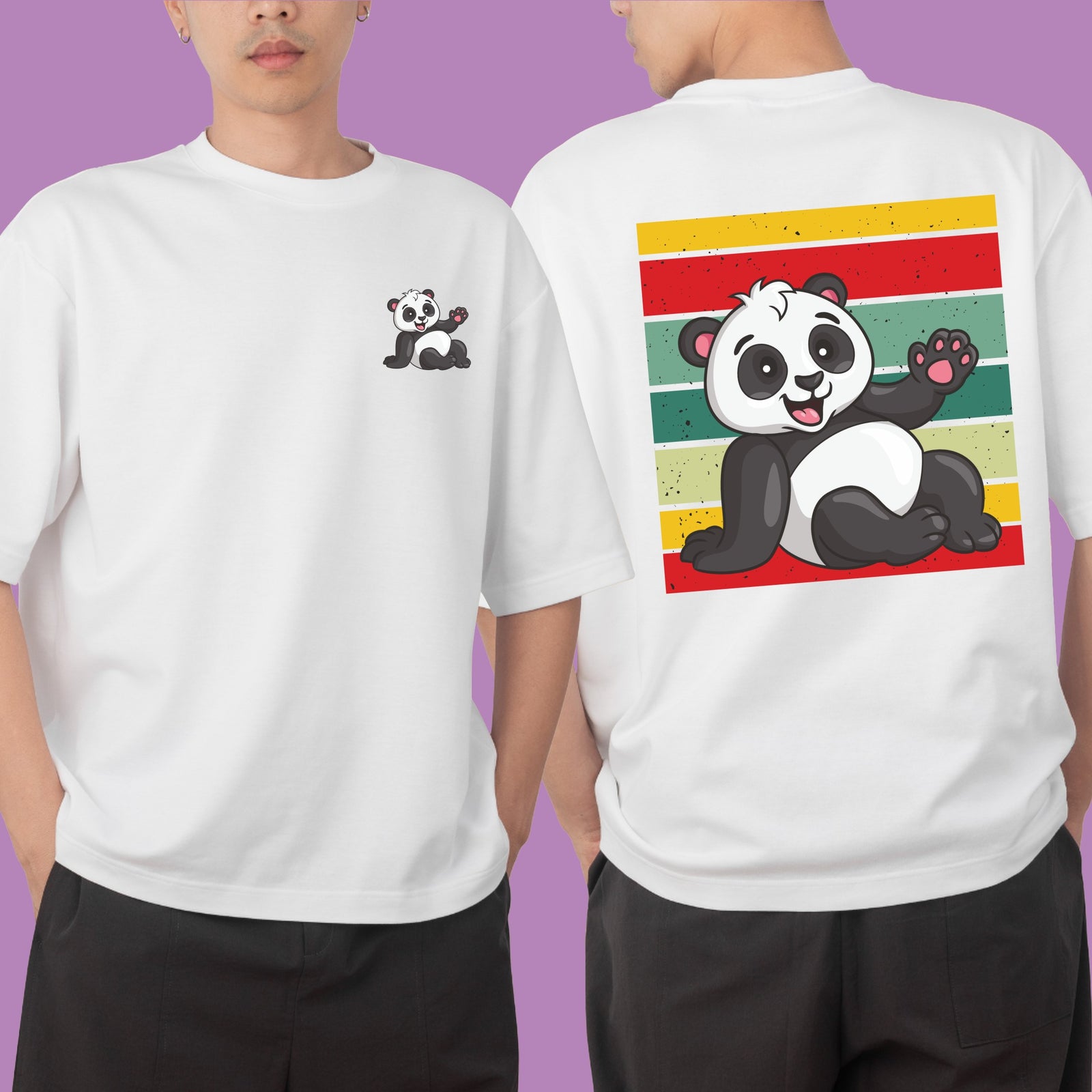 Pandastrip Oversize T-shirt