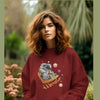 Robot playing music sweatshirt