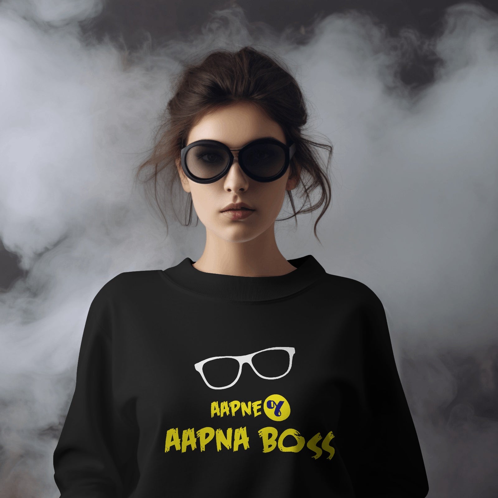 Apane j apana Boss Black Sweatshirt