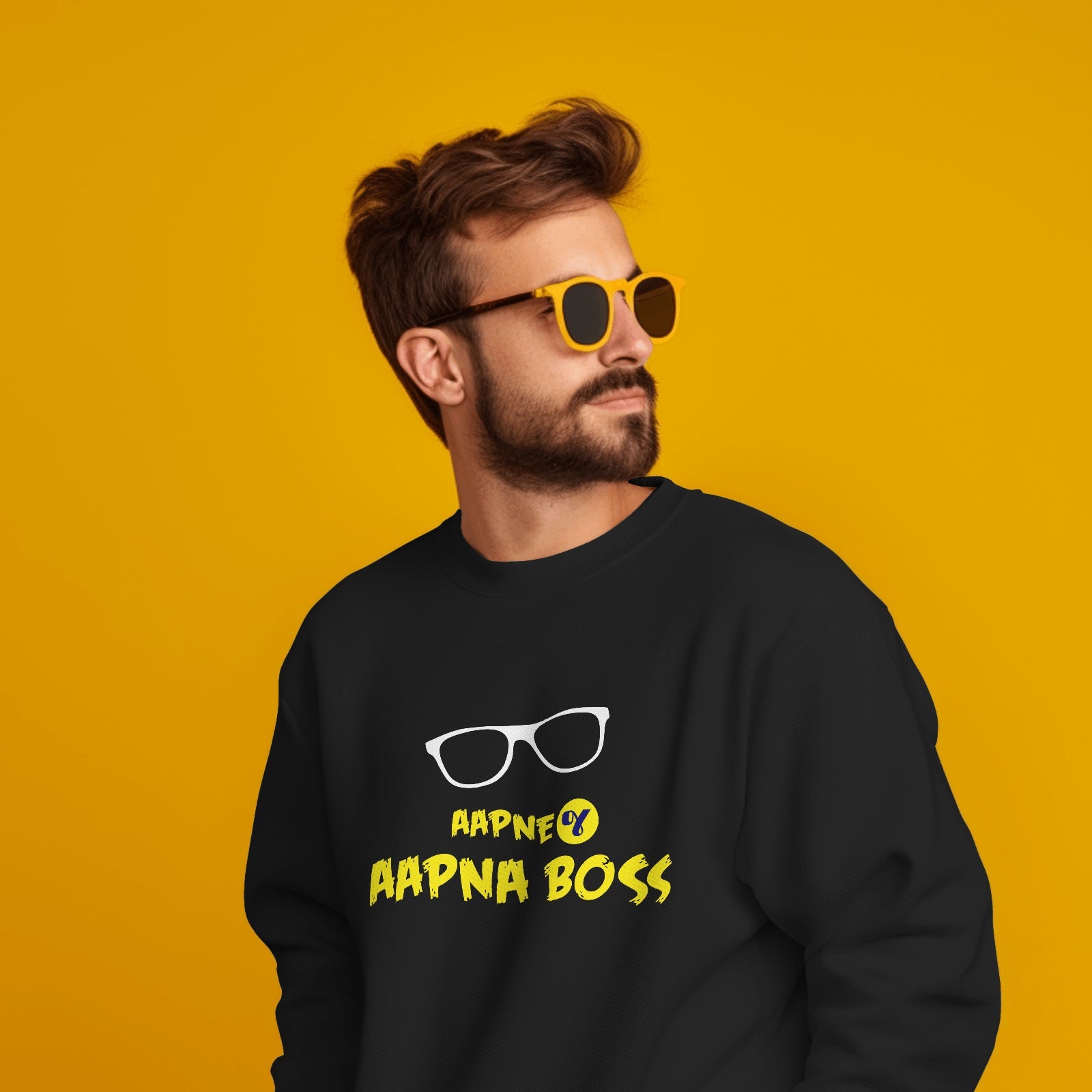 Apane j apana Boss Black Sweatshirt