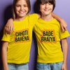 Bade Bhaiya Chhoti Bahena - Brother Sister Matching Cotton T-shirt