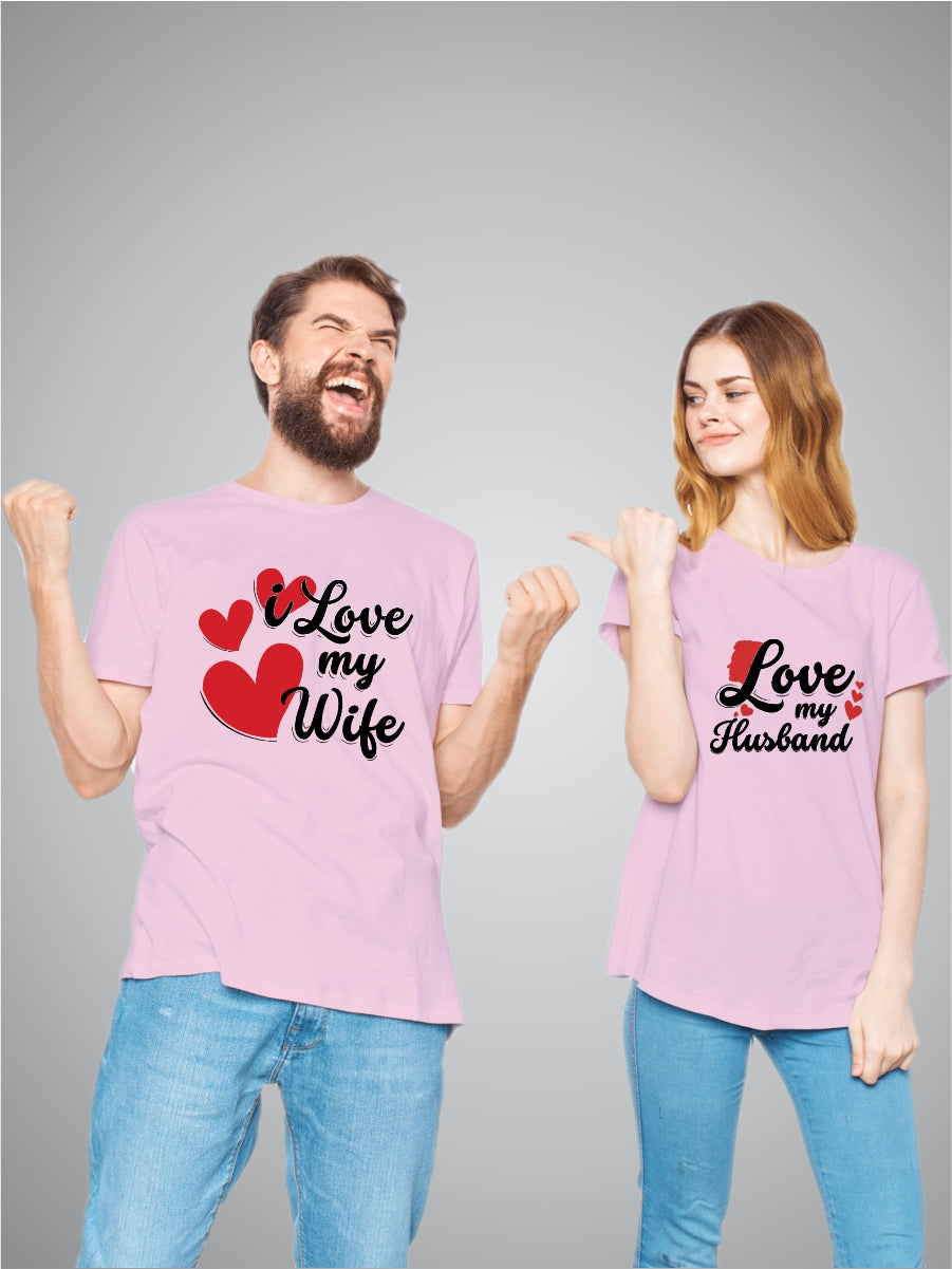 Love My Wife Husband Couple - T-shirt