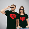 Love Heart Latest Couple T-Shirts Design