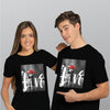 Love In Rain - Filmy Couple T-Shirts