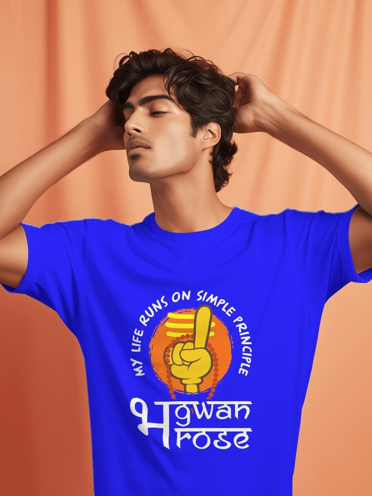 Bhagwan Bharose - Cotton T-Shirts