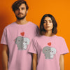 Mochi Cat Couple - T-shirt