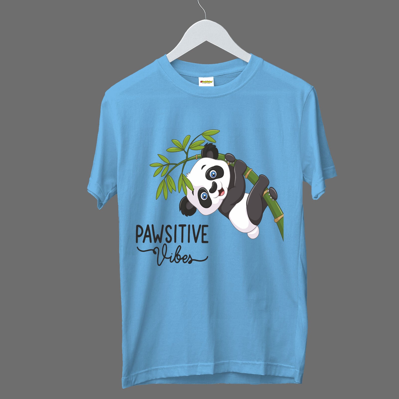 Pawsitive Vibes Panda  Youth Cotton T-shirt