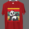 Panda with Smile Youth Cotton T-shirt