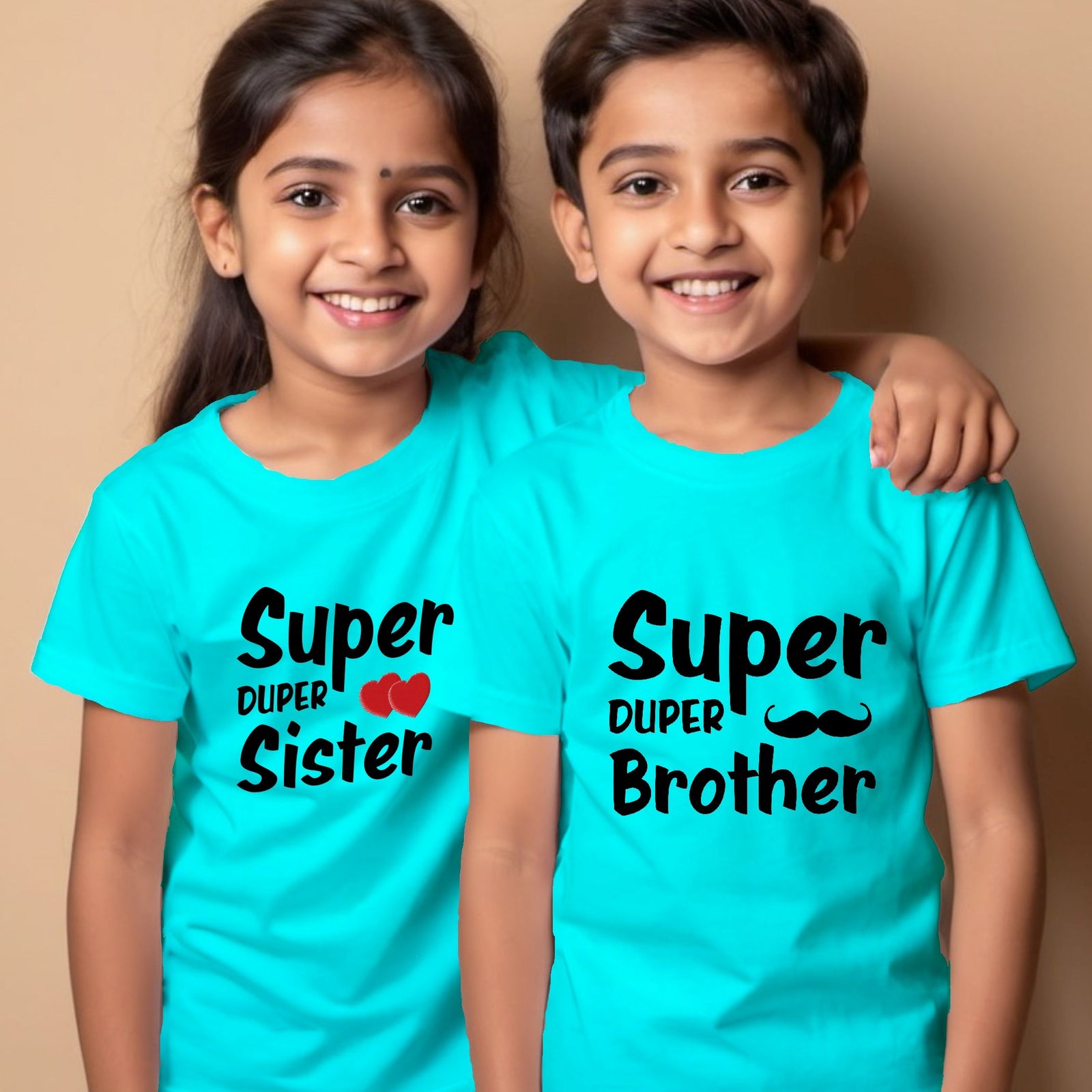 Super Duper Brother Sister T-shirts for Raksha Bandhan