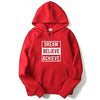 Printed Cotton Hoodies - Unisex Regular Fit | Dream Believe Achieve