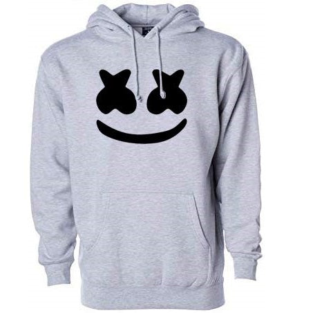 Marshmellow Printed Cotton Hoodies - Unisex Regular Fit