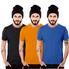 Plain Cotton T-Shirts - Buy Combo Pack Of Three