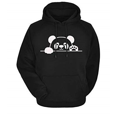 Panda Printed Cotton Hoodies - Unisex Regular Fit