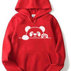Panda Printed Cotton Hoodies - Unisex Regular Fit