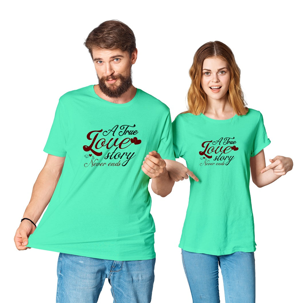 True Love Story Couple T-Shirt