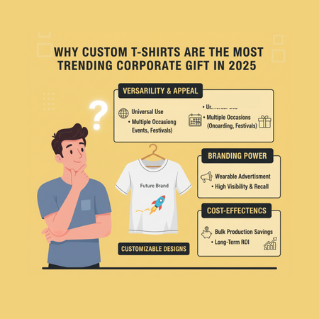 Why Custom T-Shirts Are the Most Trending Corporate Gift in 2025