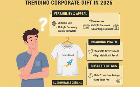 Why Custom T-Shirts Are the Most Trending Corporate Gift in 2025