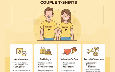Best Occasions to Surprise Your Partner with Couple T-Shirts