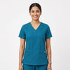 Teal V-Neck Scrub Suit