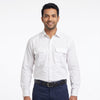 Men & Women White Shirt Navy Blue Trouser Work Uniform Set