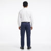 Men & Women White Shirt Navy Blue Trouser Work Uniform Set