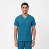 Teal V-Neck Scrub Suit