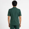 Forest Green Housekeeping Uniform with Gold Tipping