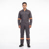Gray Full-Body Boiler Suit