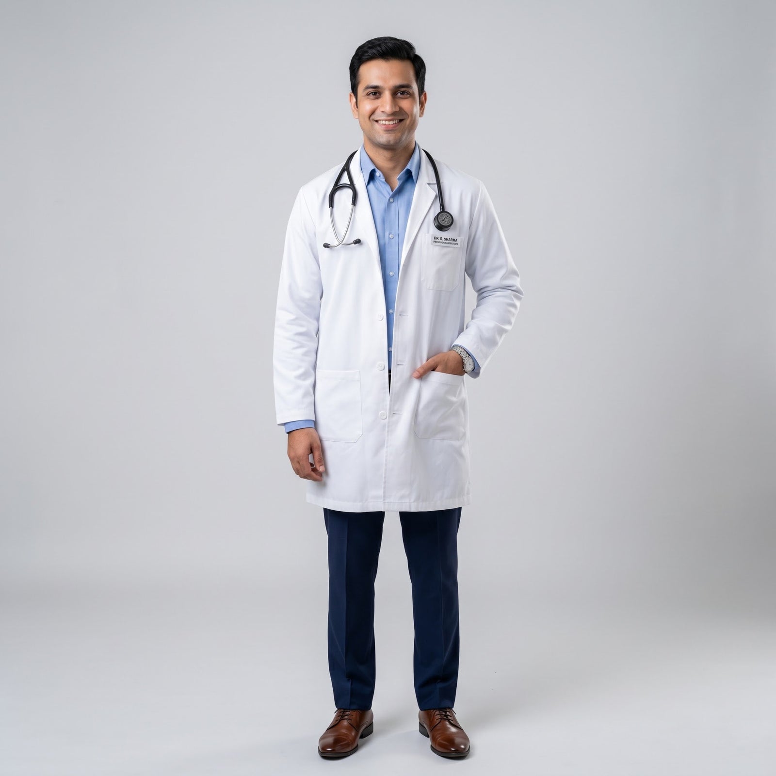 Men's White Doctor Coat