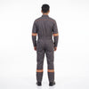Gray Full-Body Boiler Suit