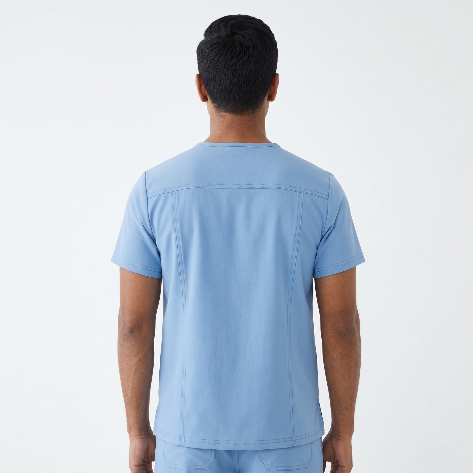 Ceil Blue V-Neck Scrub Suit
