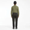 Men & Women Olive Green Shirt Black Trouser Work Uniform Set