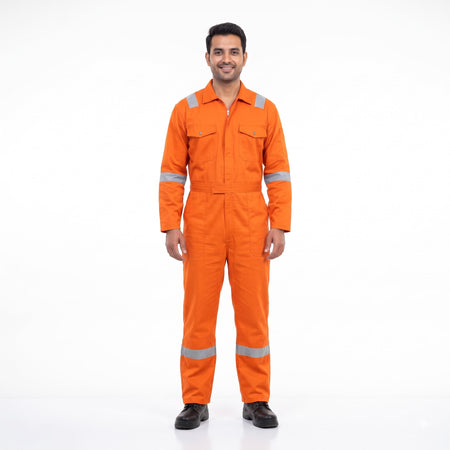 Orange Full-Body Boiler Suit