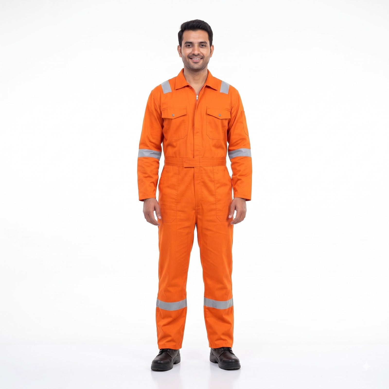 Orange Full-Body Boiler Suit