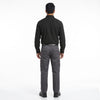 Men & Women Black Shirt Dark Grey Trouser Work Uniform Set