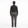 Men & Women Black Shirt Dark Grey Trouser Work Uniform Set