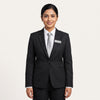 Black Blazer with Tie Restaurant Captain Uniform Set