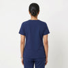 Navy Blue V-Neck Scrub Suit