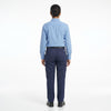 Men & Women Sky Blue Shirt Navy Trouser Work Uniform Set