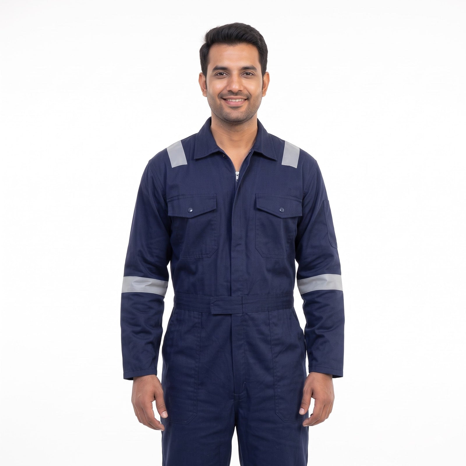 Navy Blue Full-Body Boiler Suit