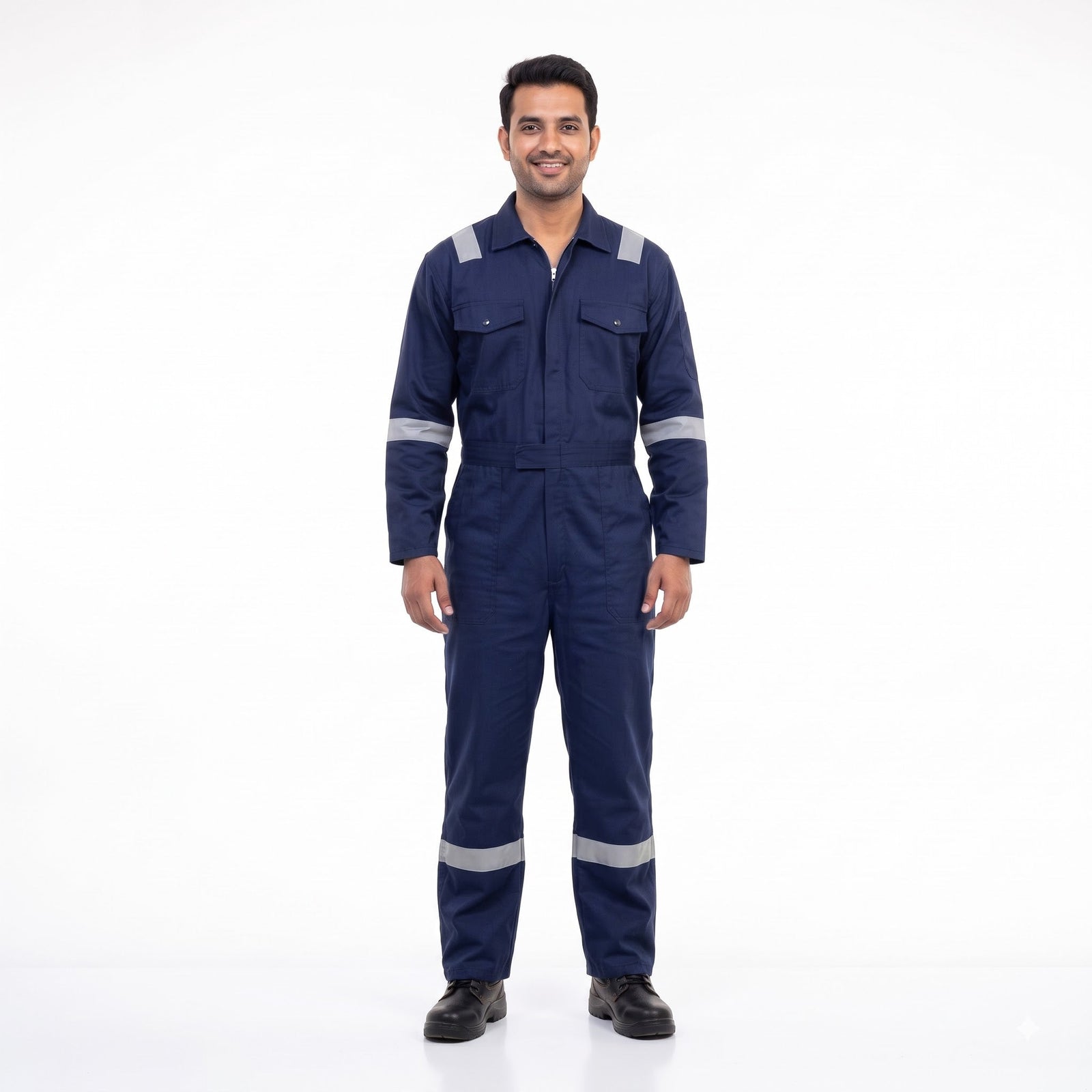 Navy Blue Full-Body Boiler Suit